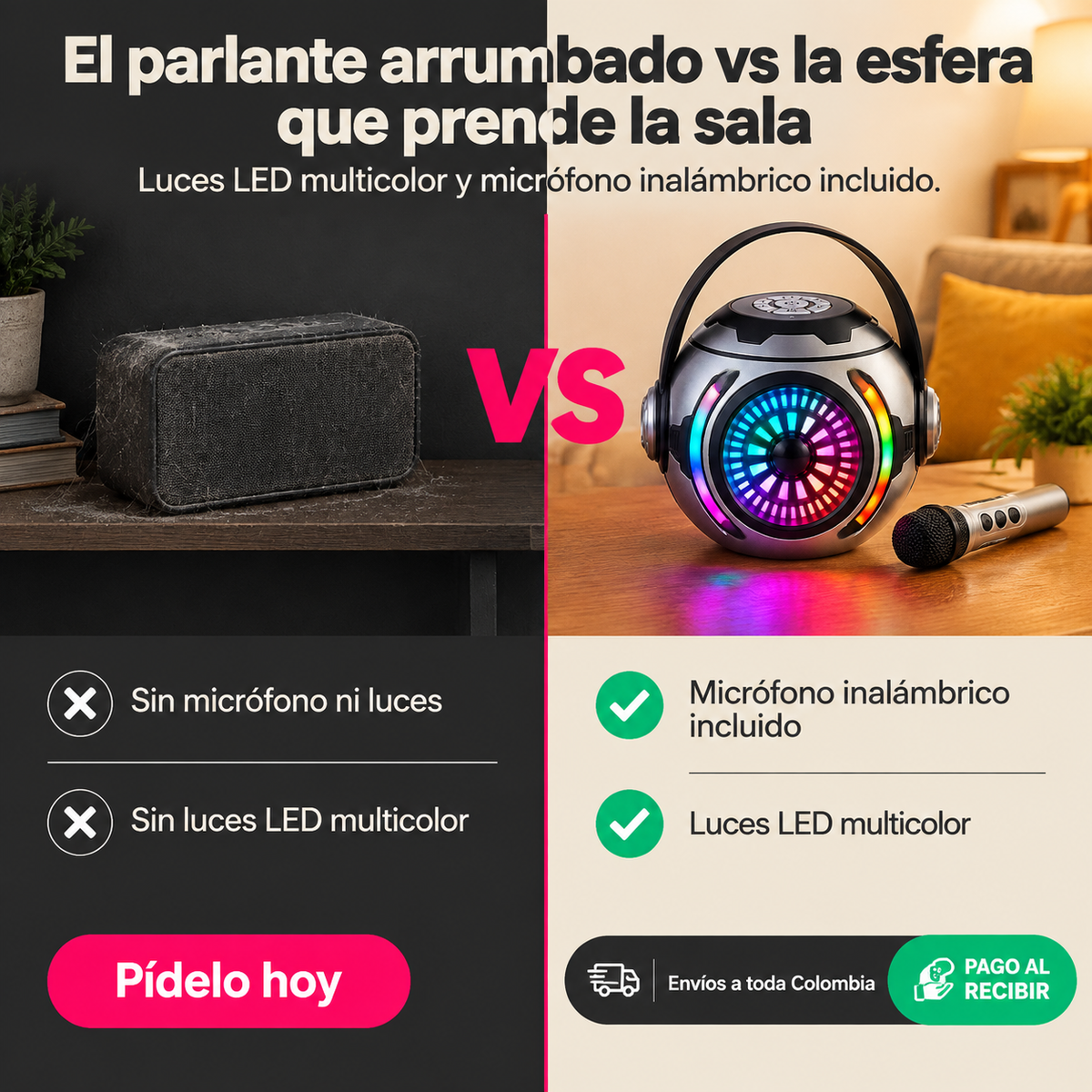 Mini Parlante Con Karaoke KM-V33 FX - 1886312 — vista 2