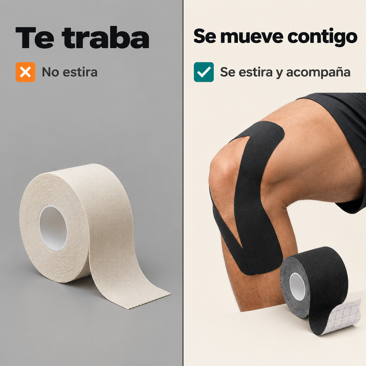 Cinta Kinesiologica Deportiva 5cm X 5m - 19347 — vista 2