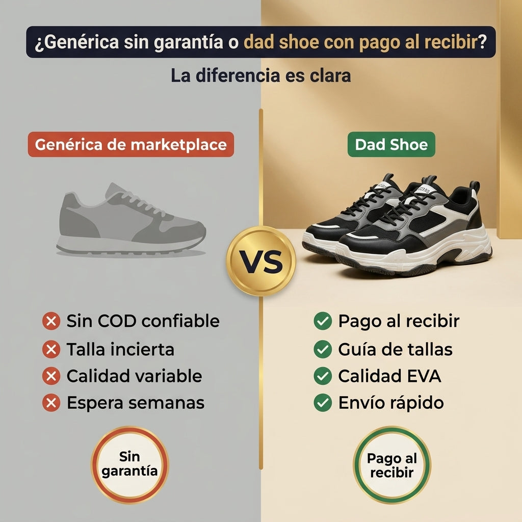zapato deportivo casual de suela gruesa — vista 2