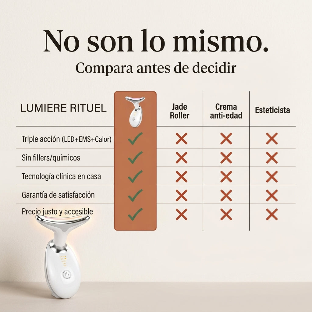 masajeador reafirmante de rostro y cuello — vista 2
