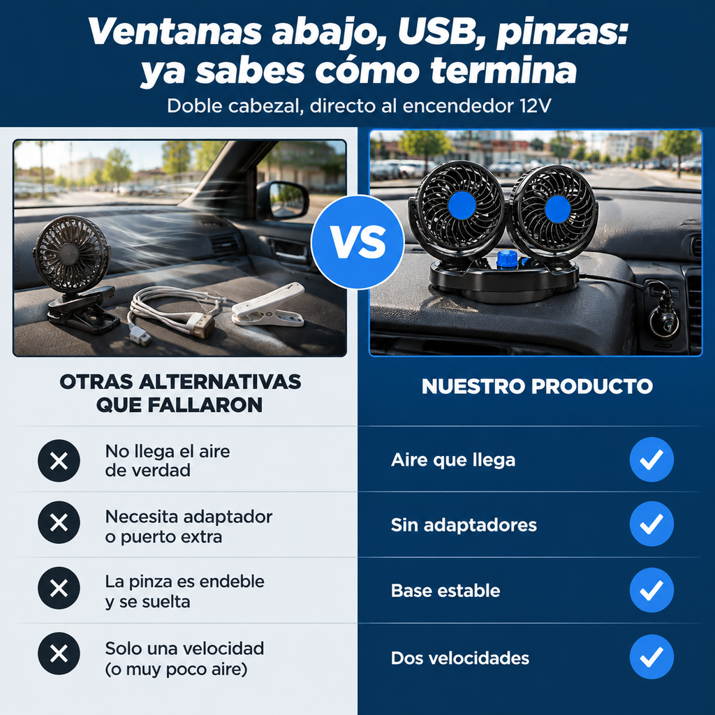 ---Ventilador Para Carro 2 Velocidades - 21604 — vista 2