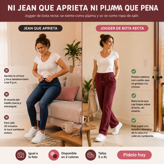 JOGGER BOTA RECTA DAMA - 1689524 — vista 2