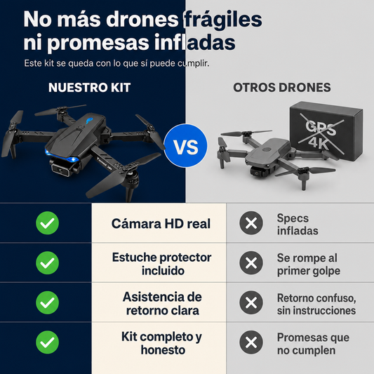Drone Plegable Cámara HD Retorno Automático - id41649 — vista 2