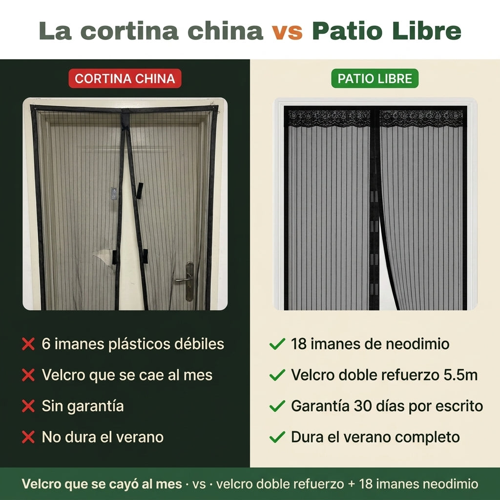 Cortina Puerta Anti Mosquitos 100x210 Cm - id5509 — vista 2