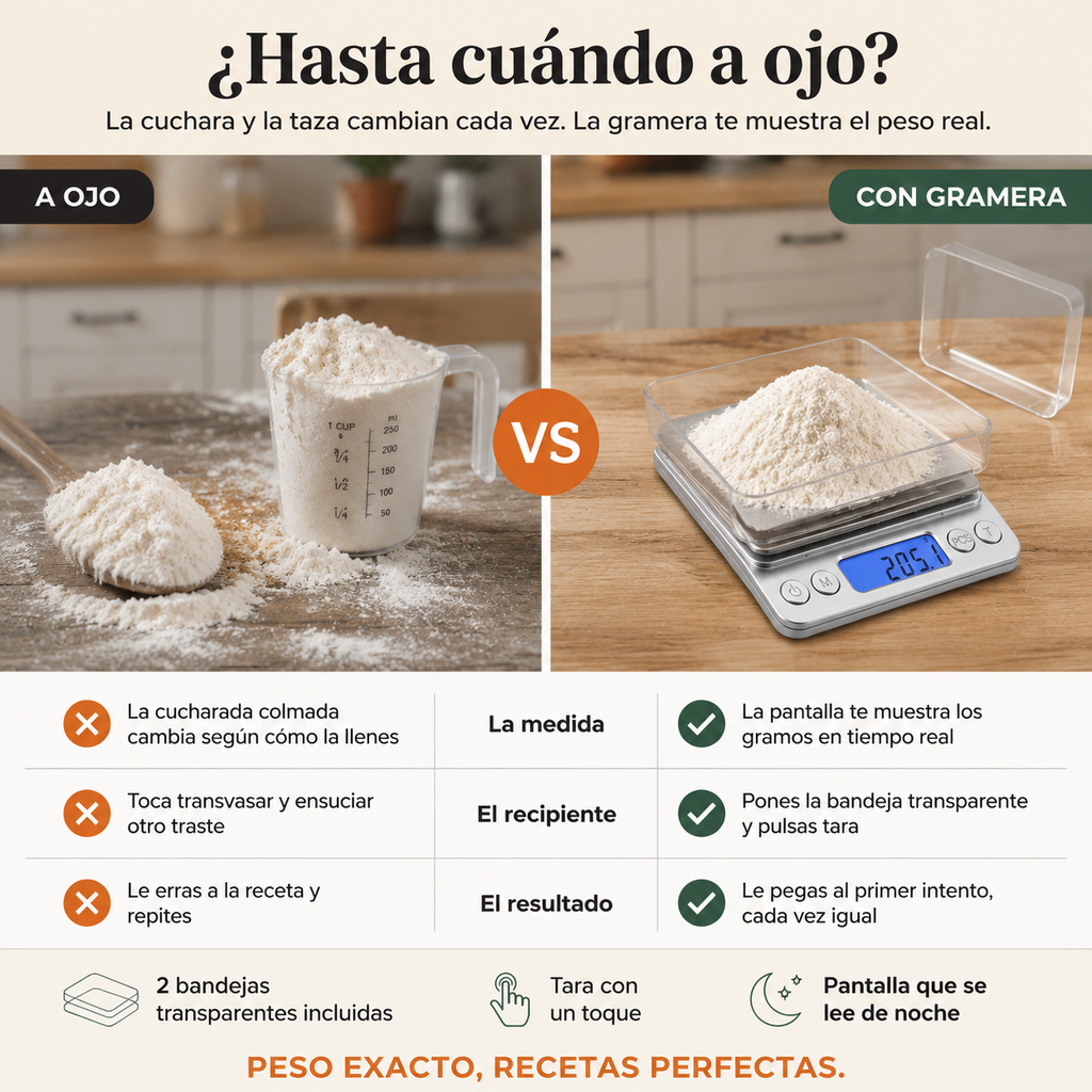 Gramera Digital Bascula 2 Bandejas - 1713566 — vista 2
