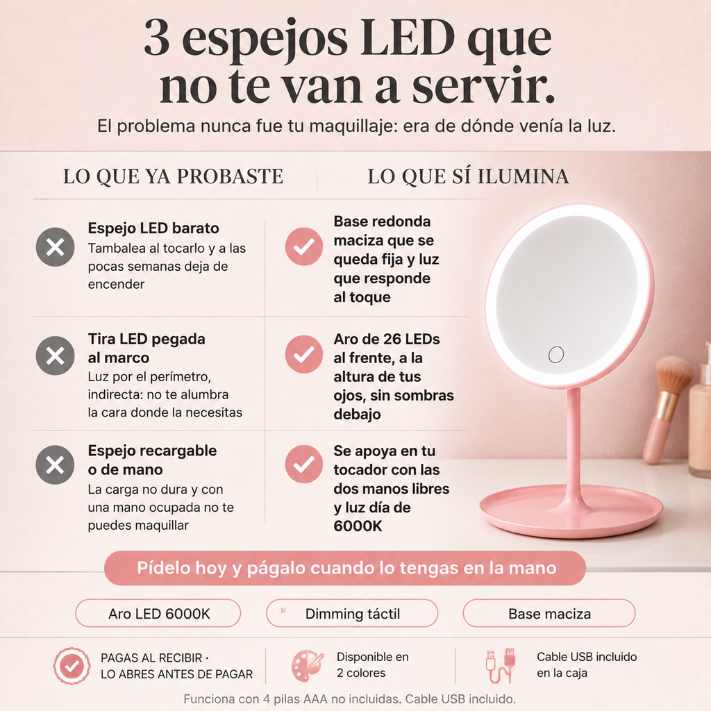 Espejo Con Led - 1492 — vista 2