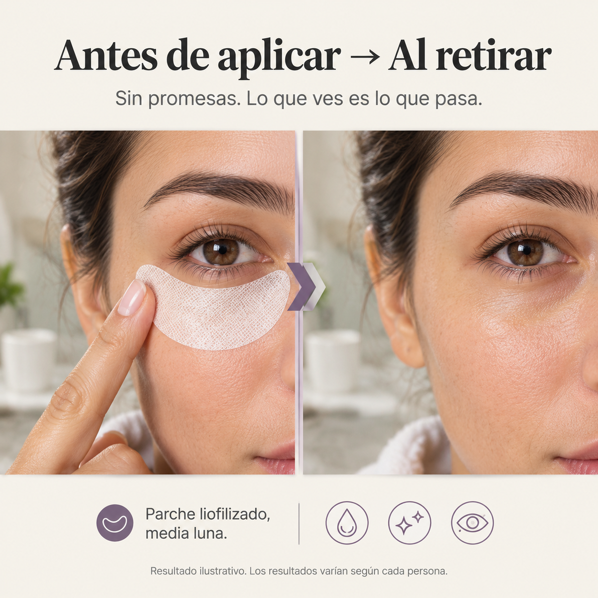 Mascarilla De Ojos Liofilizada - 12277 — vista 3
