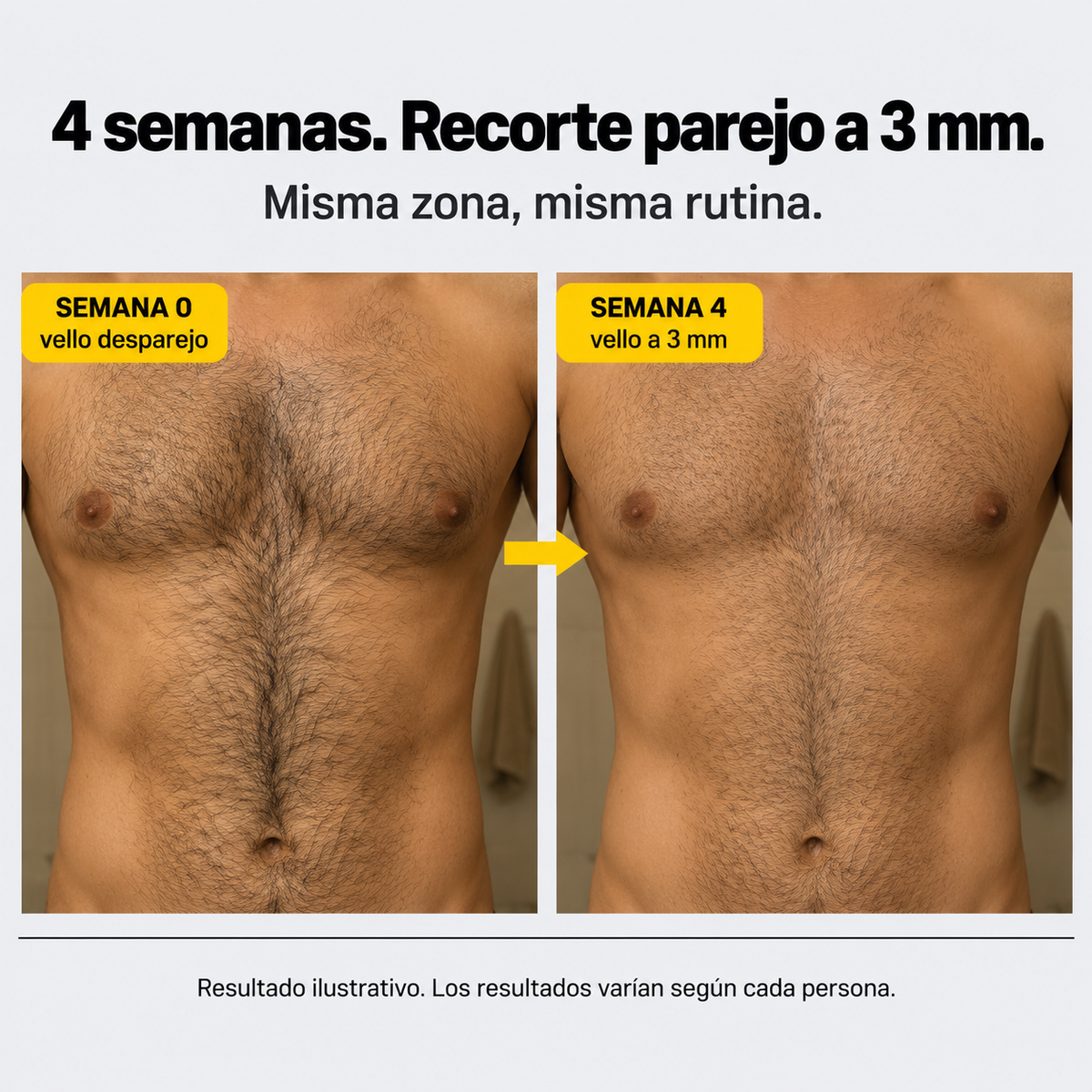 Recortador Corporal Hombre Inalambrico - 7077 — vista 3