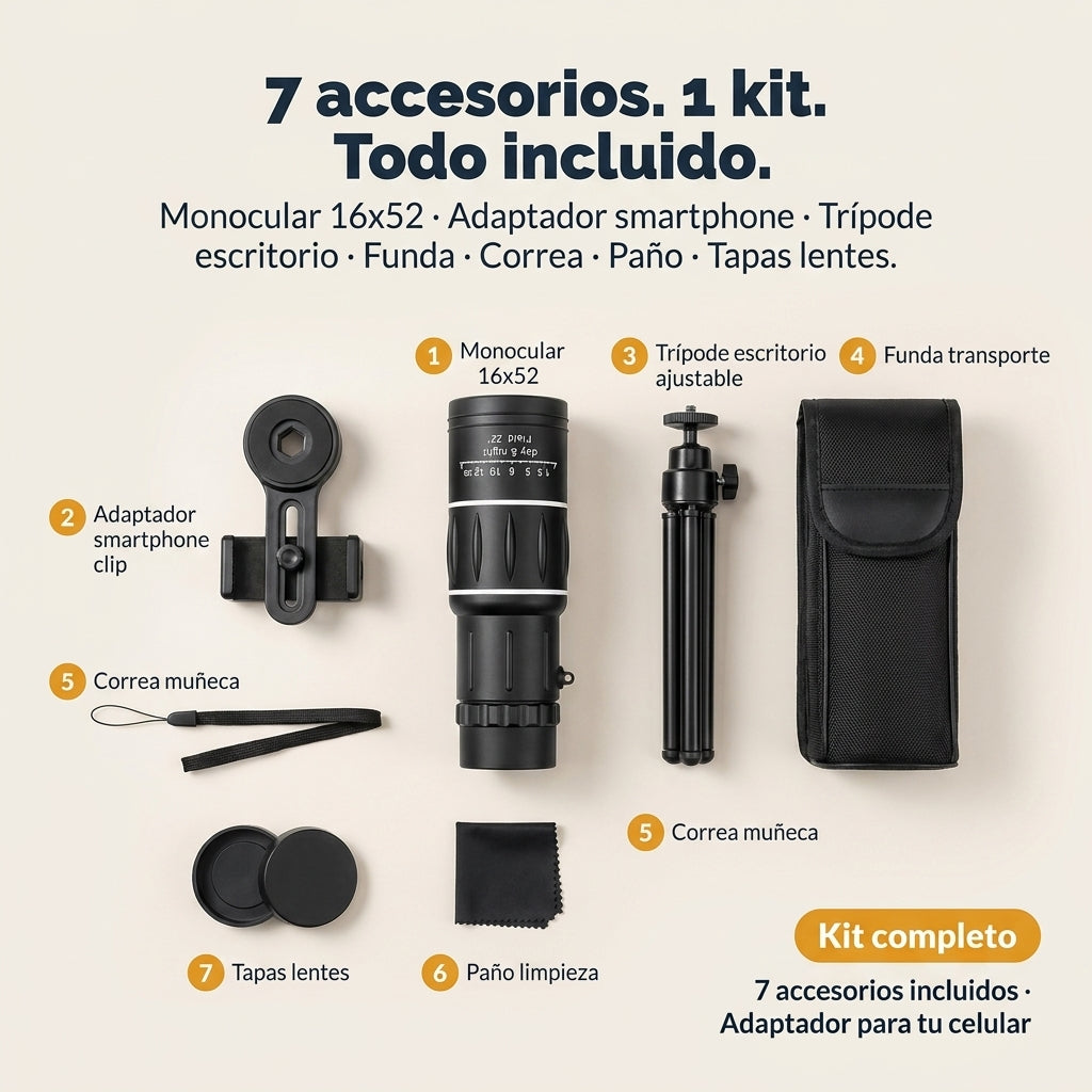 Telescopio Monocular De Vision Optica Hd - ID10538 — vista 3