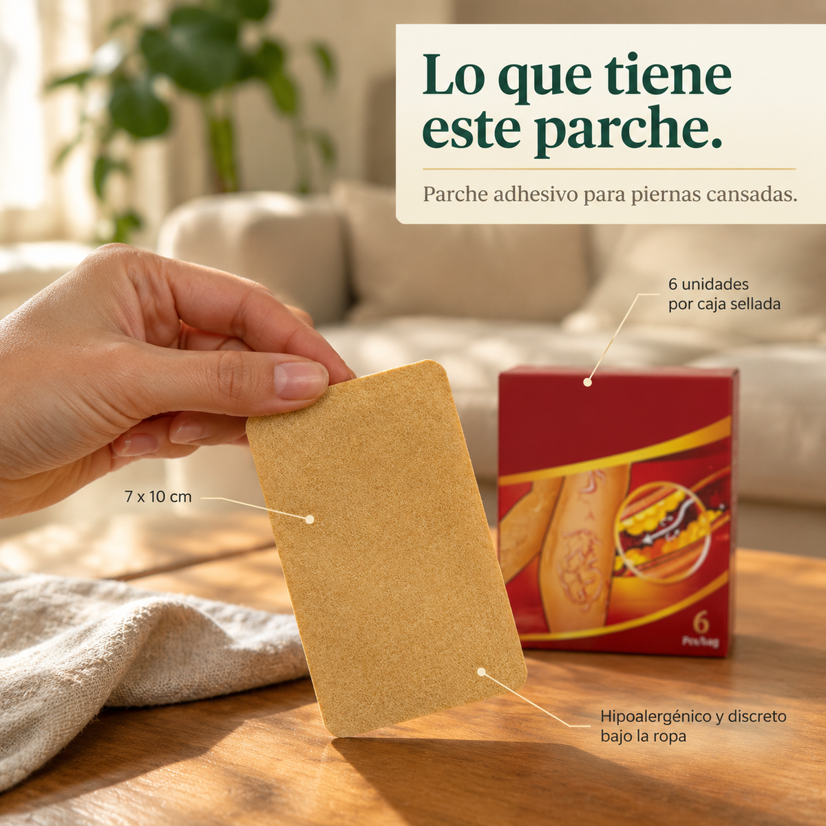 Parche Para Varices Venas Circulacion 6unidades - 8515 — vista 3