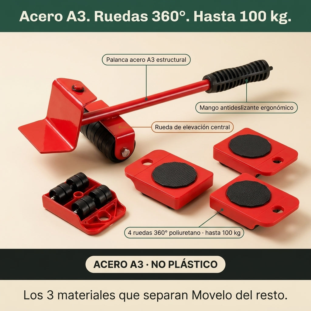 Kit Para Mover Muebles Pesados - id 9076 — vista 3