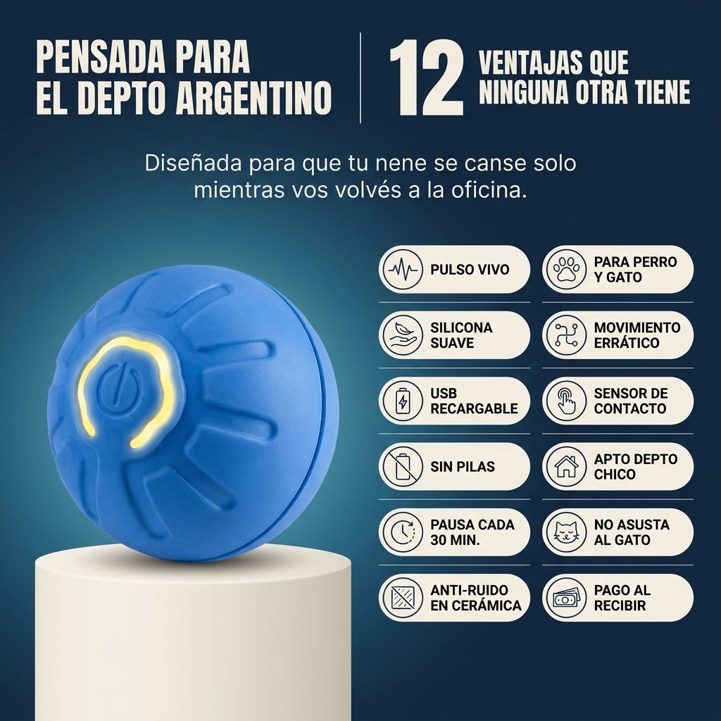 Juguete Pelota Interactiva Perro Gato - id5137 — vista 3
