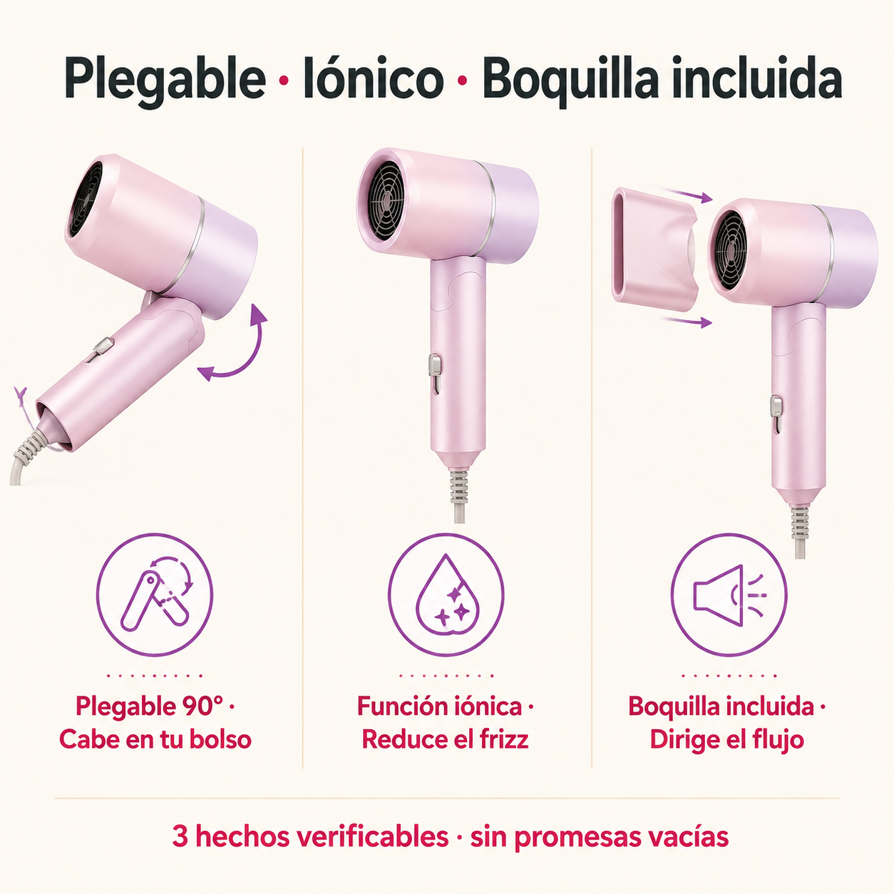 Secadora Sonar 1500wsn39 - 109084 — vista 3