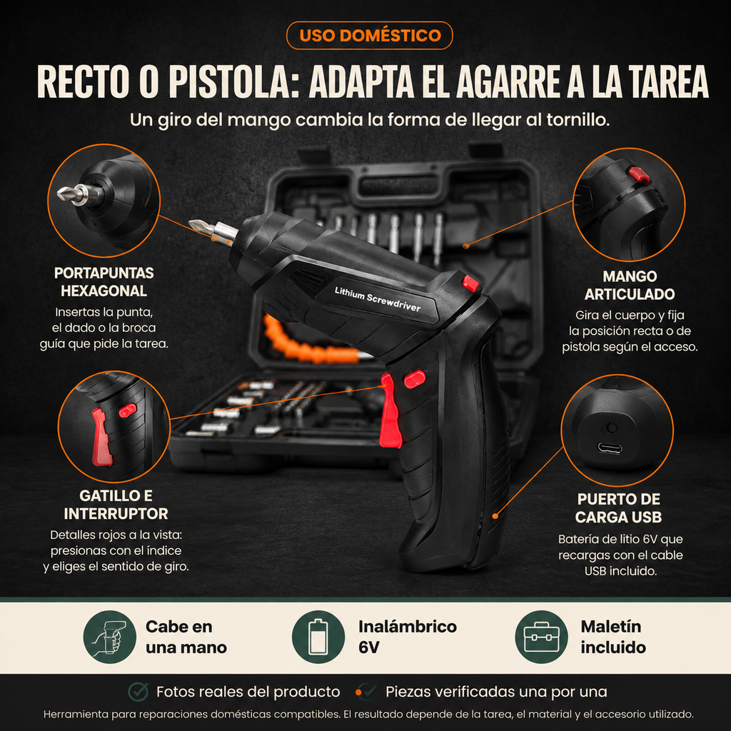 Juego de Destornilladores Eléctricos - 1206240 — vista 3