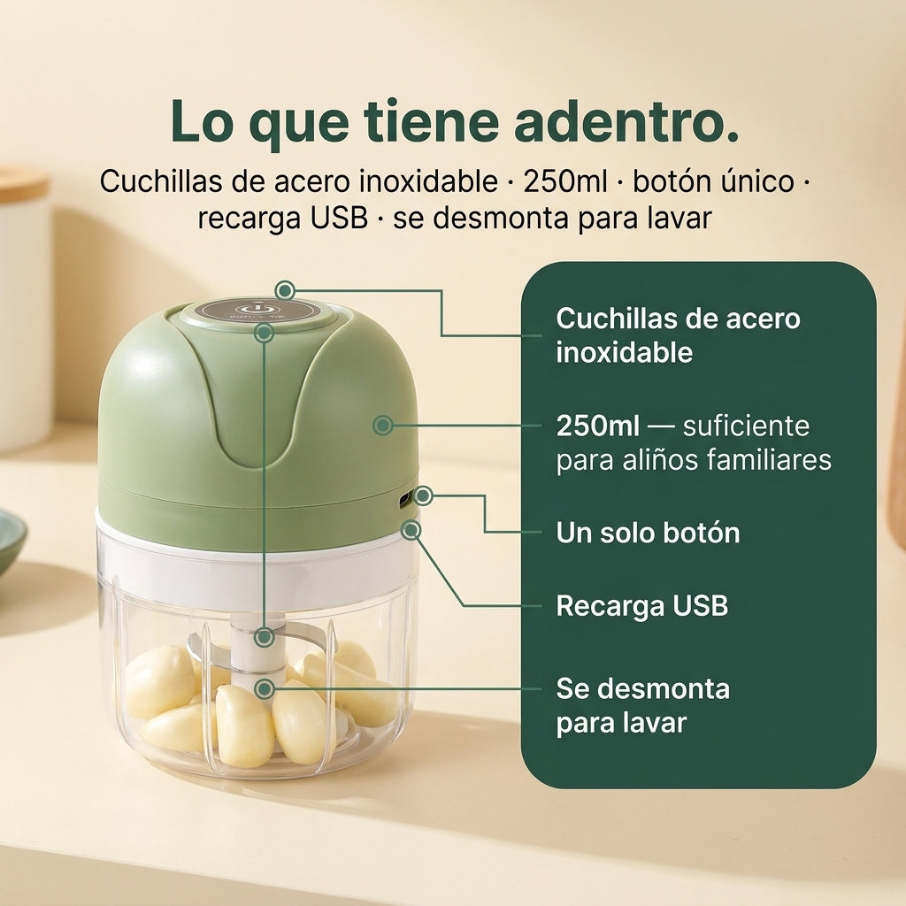 Picador Electrico Ajo 250ml - id49584 — vista 3