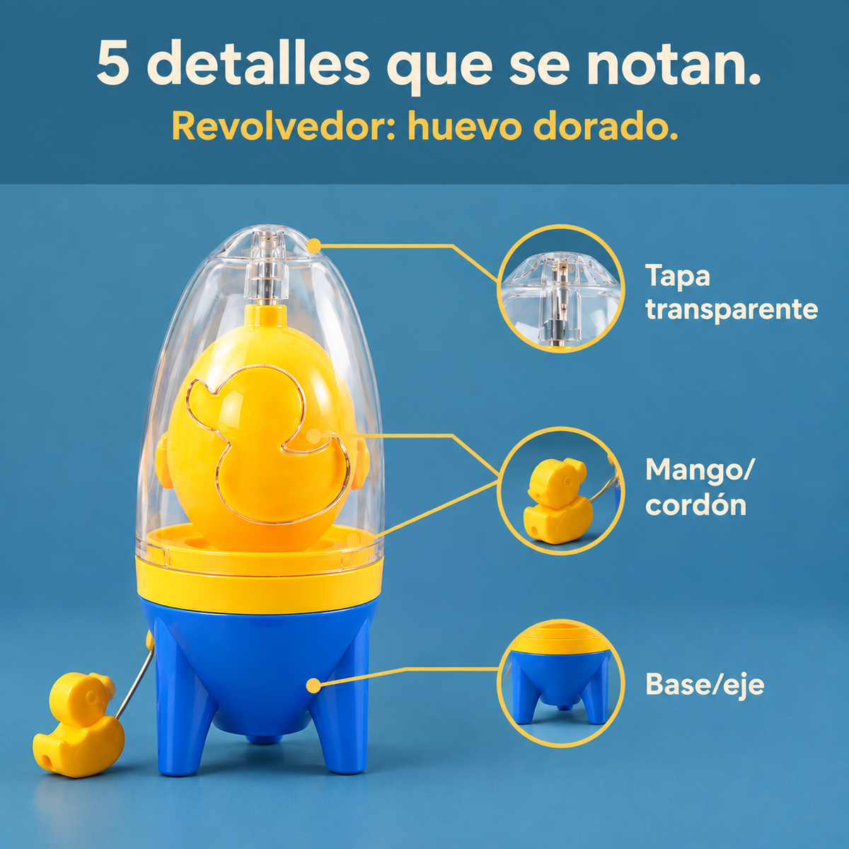 Revolvedor De Huevos Automatico - 49121 — vista 3