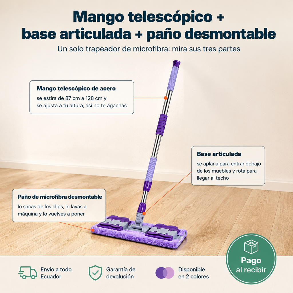 Trapeador Microfibra - 94933 — vista 3