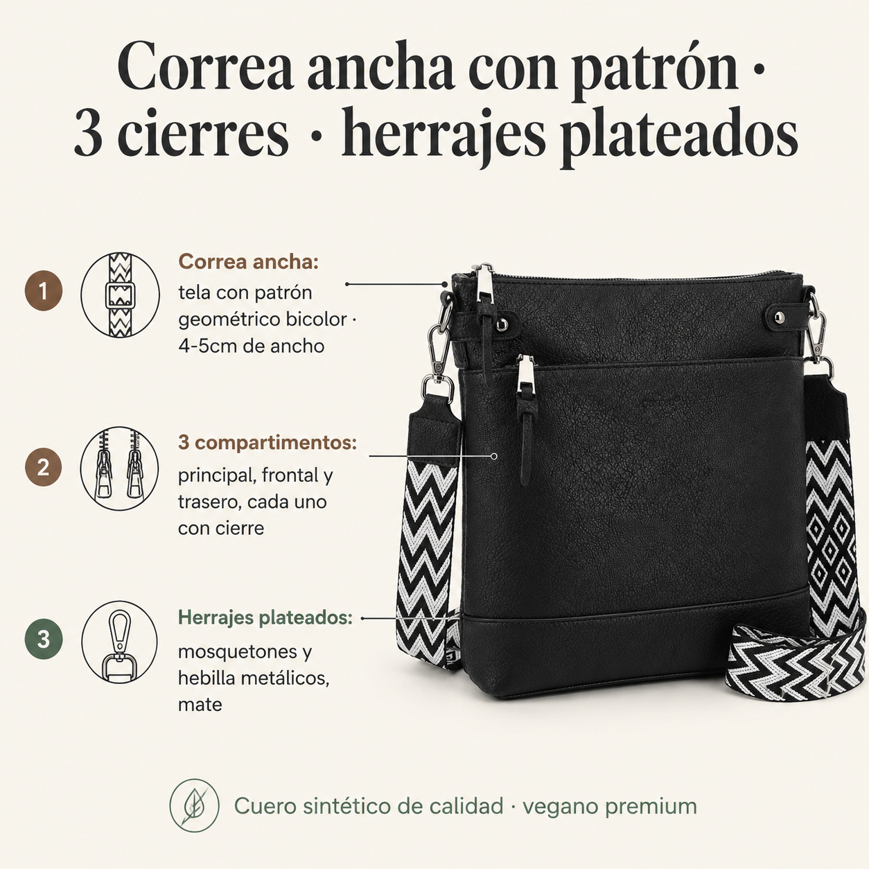 Bolso bandolera TANTOMI - b03 — vista 3