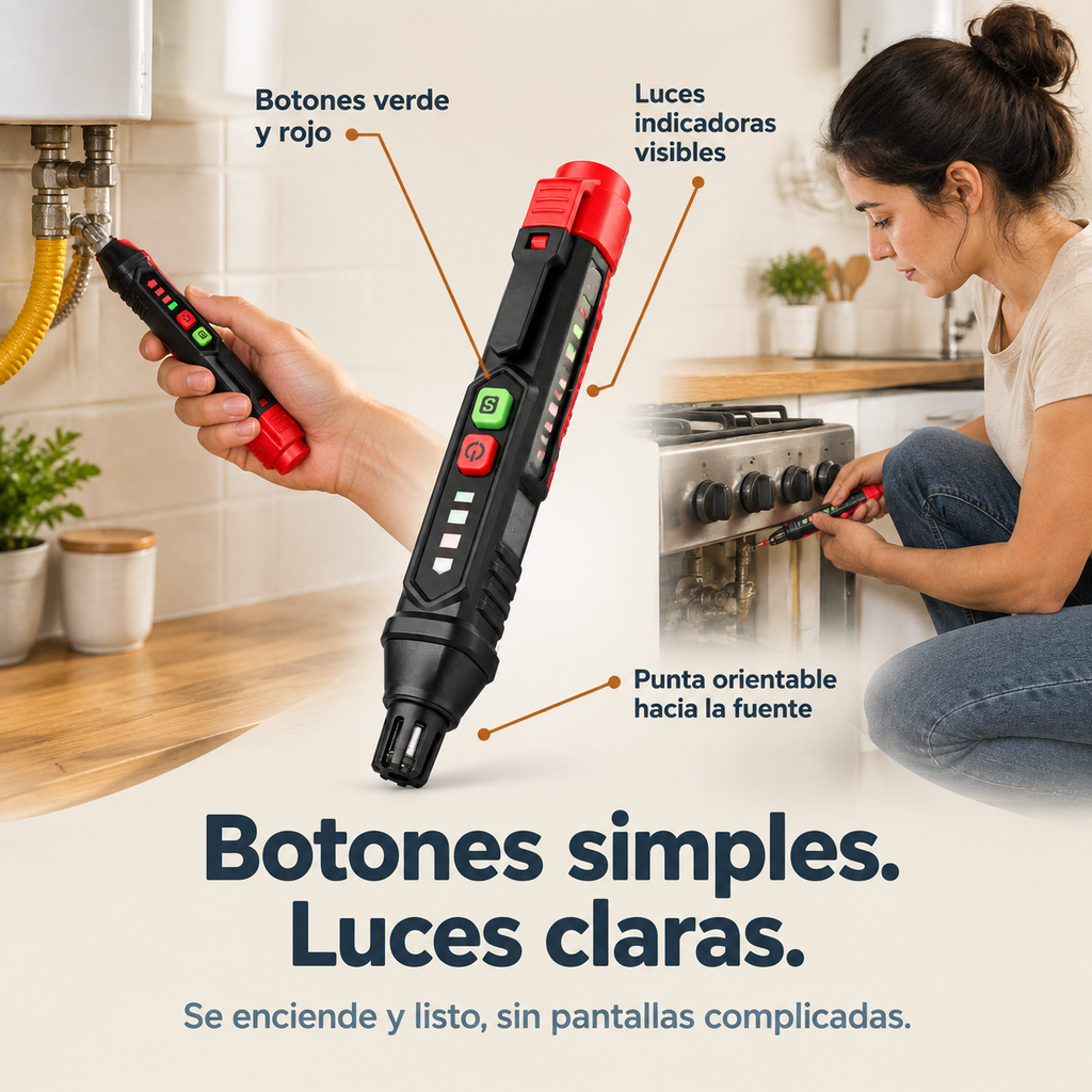 Detector De Fuga De Gas Con Alarma - 7089 — vista 3