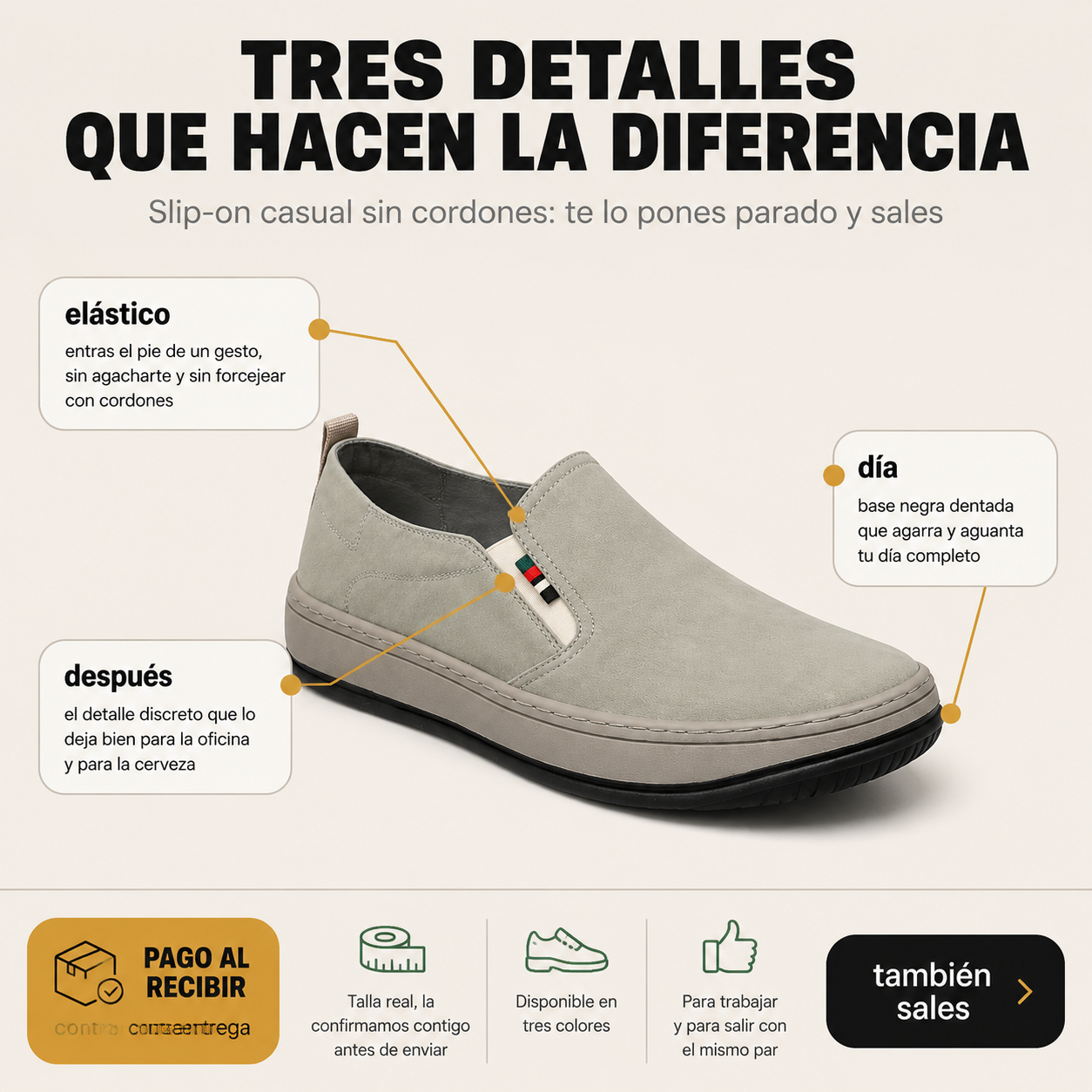 Zapato Mocasín Ortopédico Italiano - 61237 — vista 3