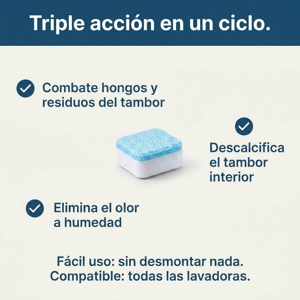12 Pastillas Limpieza Lavadora Efervesce - id37167  42212 — vista 3