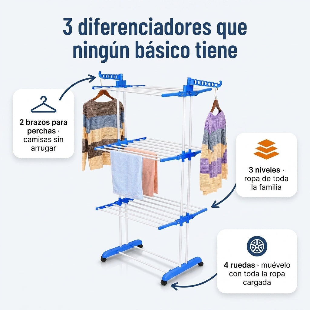 Tendedero Organizador De Ropa - id30863 — vista 3