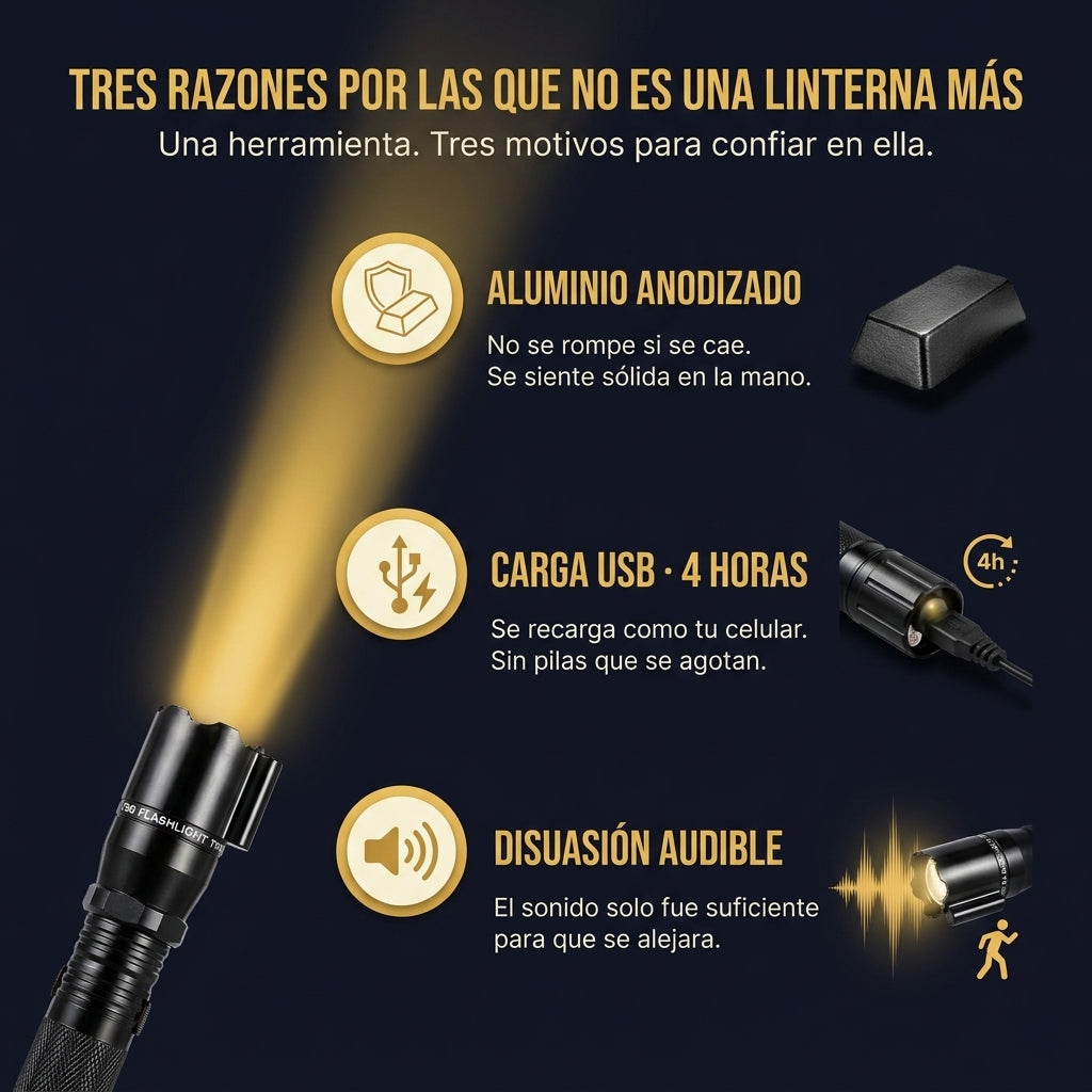 Taser Linterna 1101 — vista 3