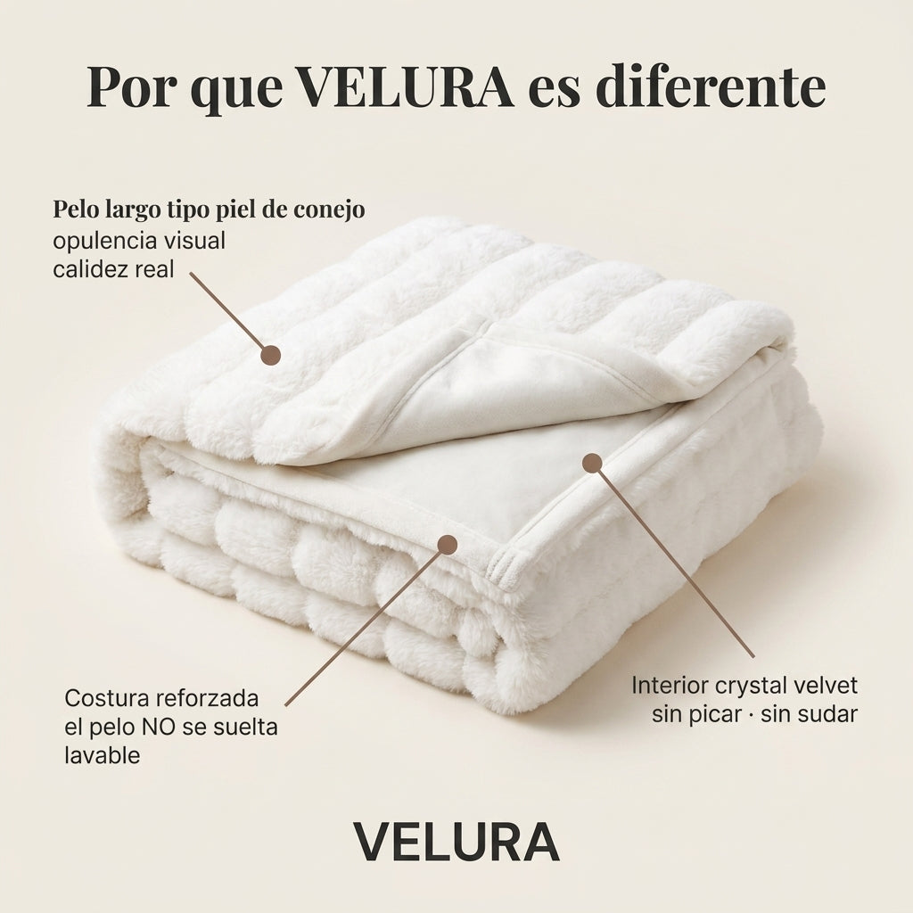 Manta Piel De Conejo — vista 3