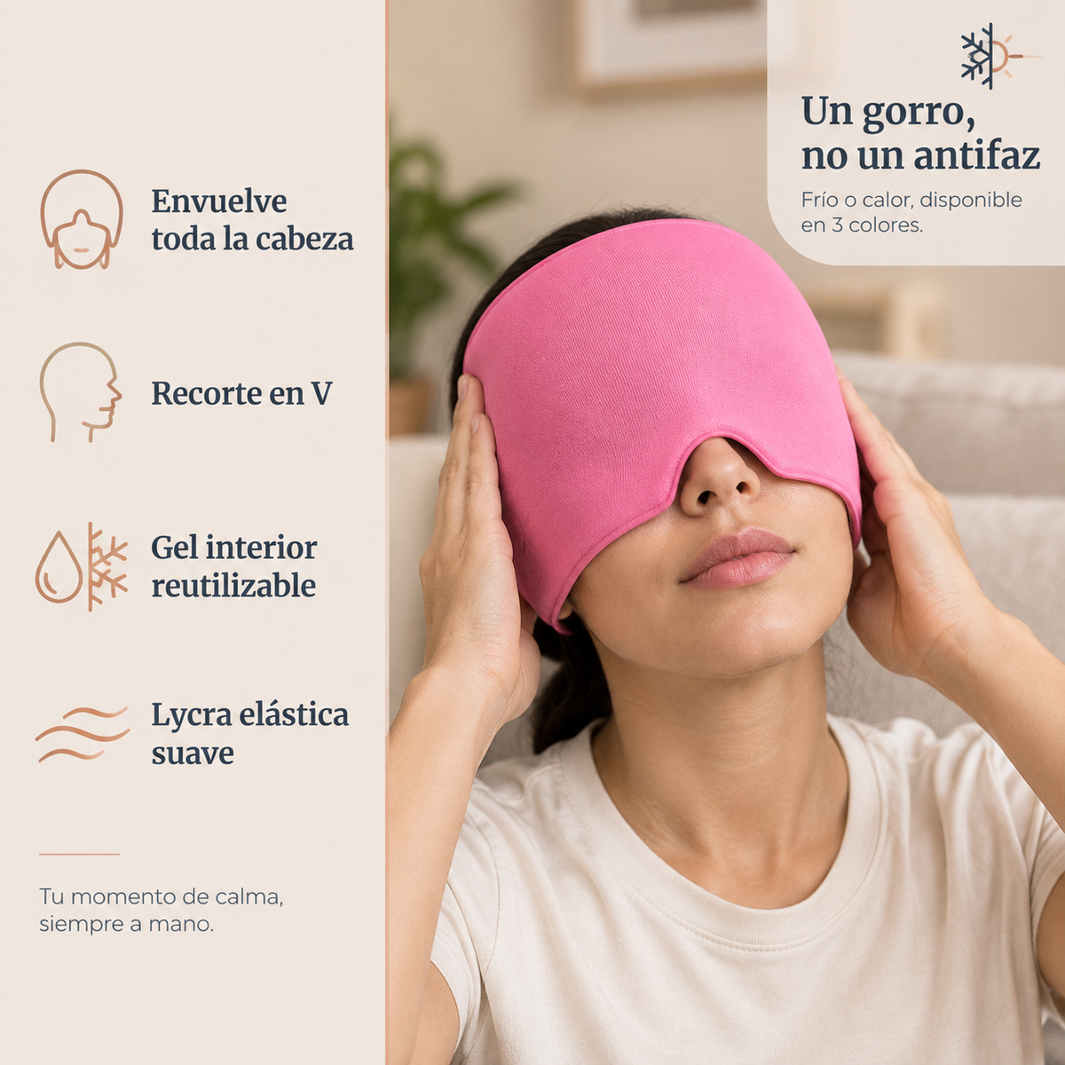 Mascara fría y caliente para migraña - 1429884 — vista 3