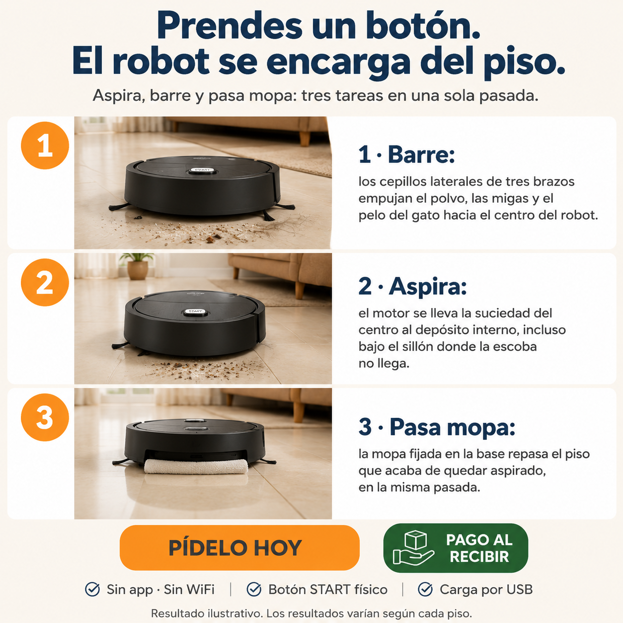 Aspiradora Robot Jessica - 4558 — vista 4