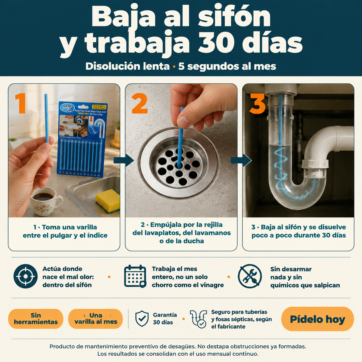 Set Limpieza Sifones Y Tuberia - 2136038 — vista 4