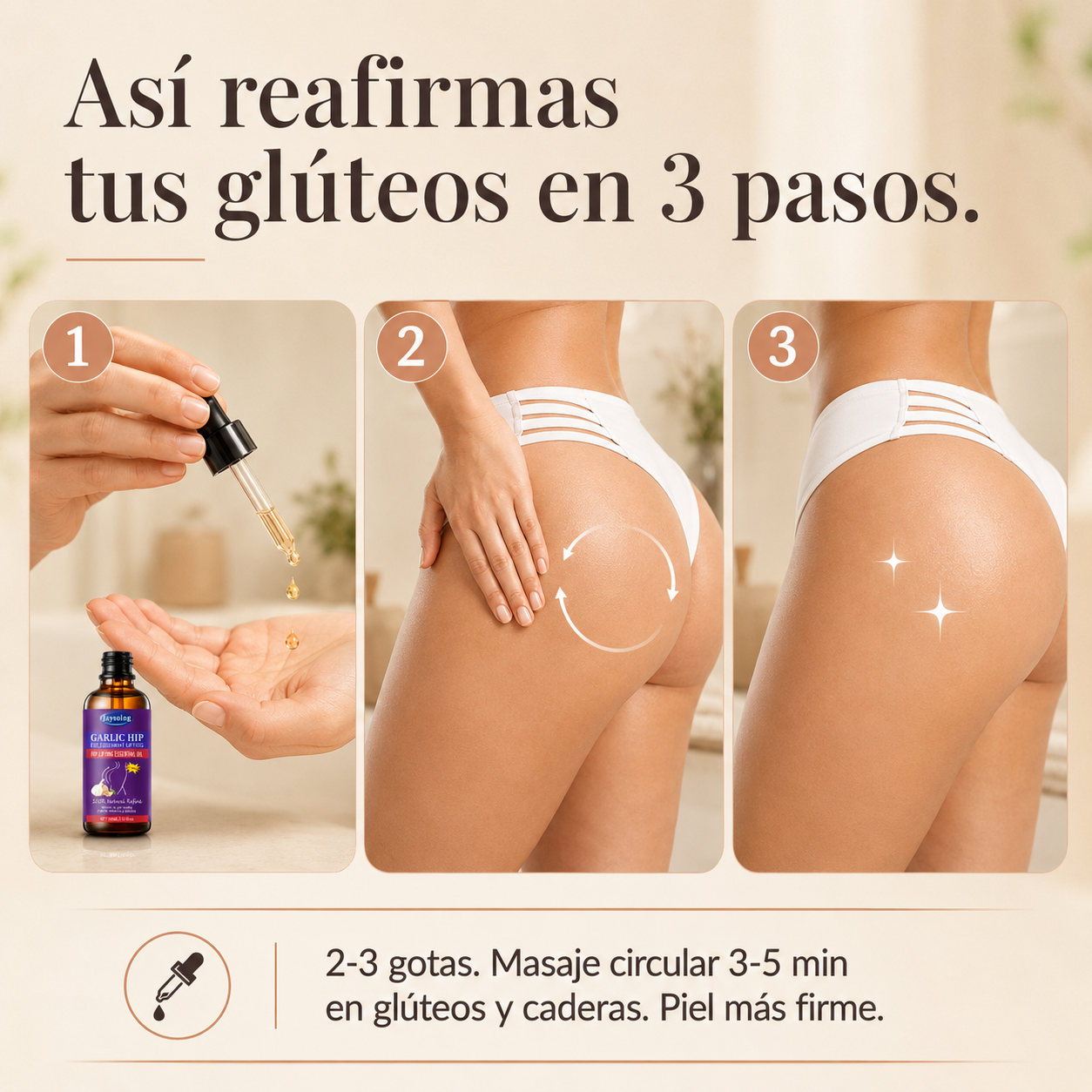 Aceite Levanta Caderas Un Toque Natural — vista 4