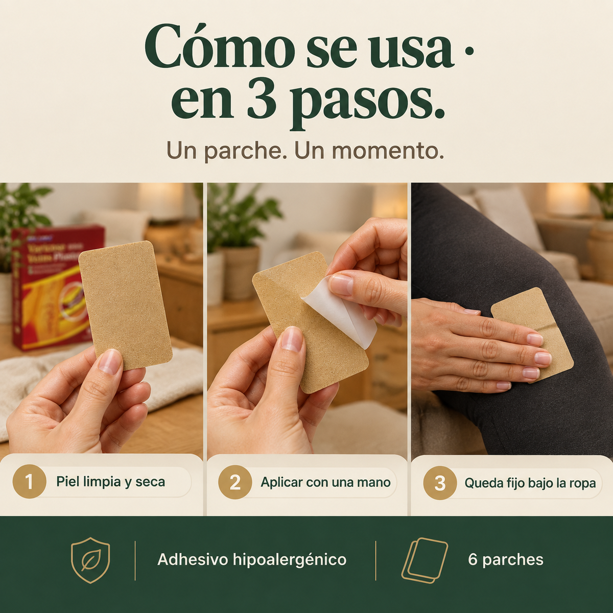 Parche Para Varices Venas Circulacion 6unidades - 8515 — vista 4