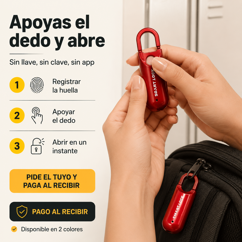 CANDADO CON BIOMETRIA - 1835835 — vista 4