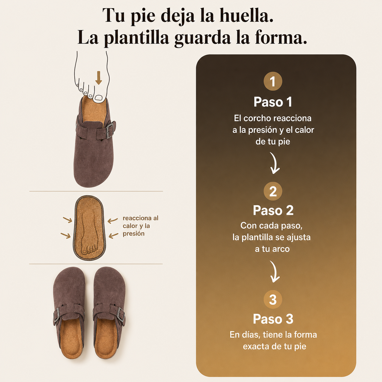 Zuecos de gamuza — vista 4