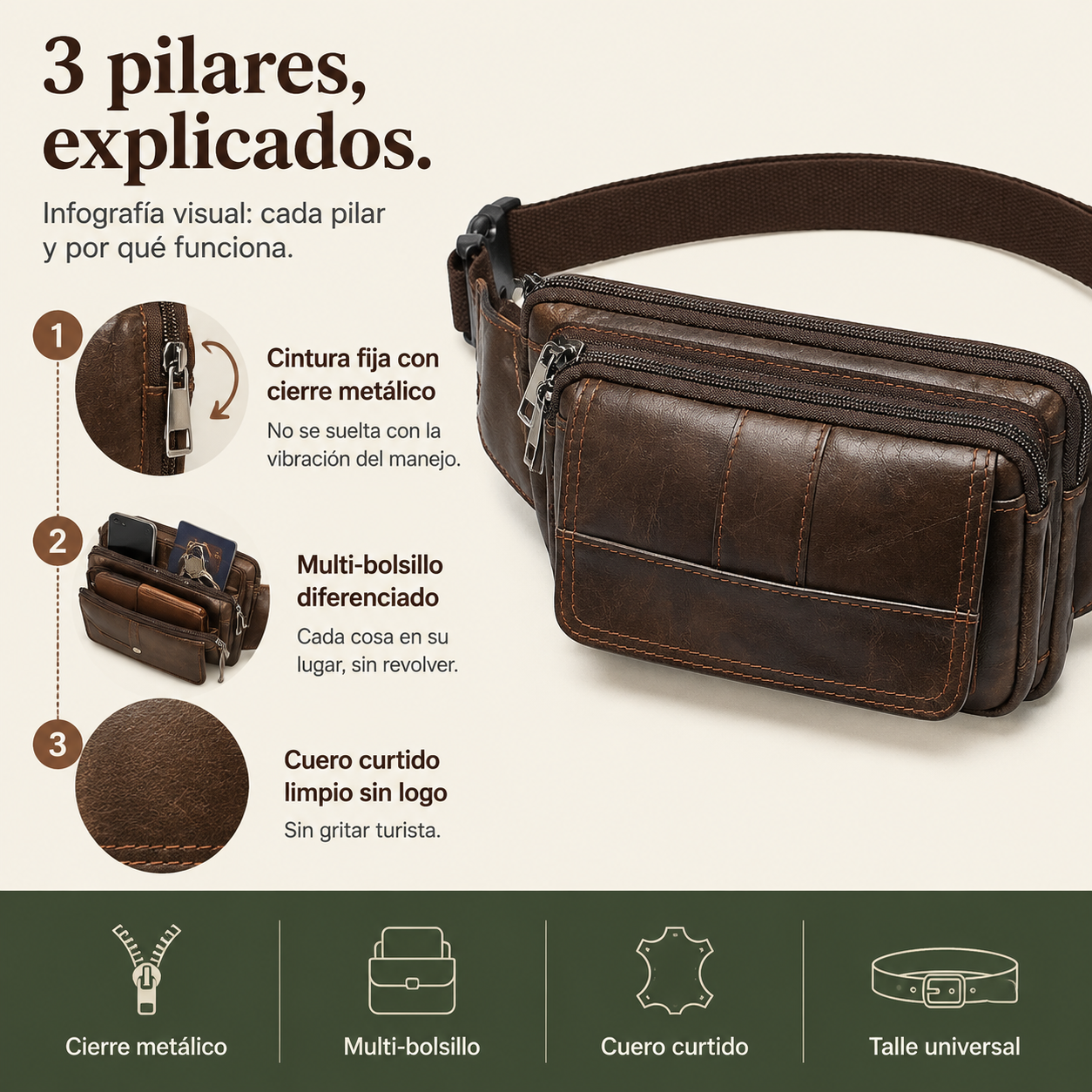 Riñonera para hombre — vista 4