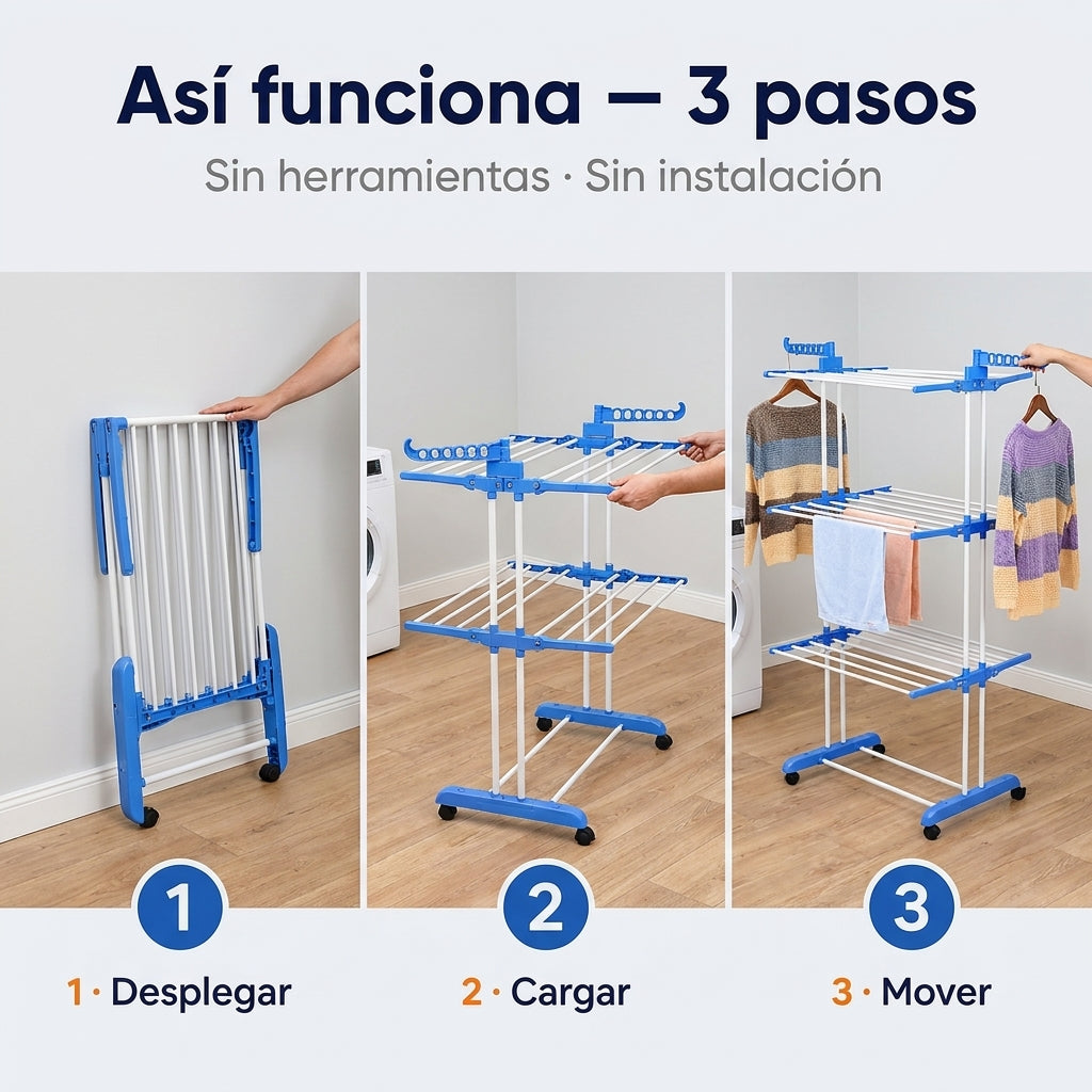 Tendedero Organizador De Ropa - id30863 — vista 4
