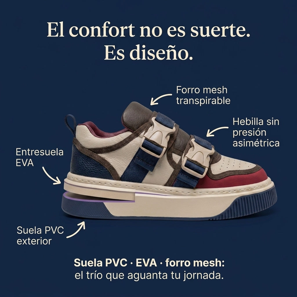 Zapatillas casuales con hebilla — vista 4