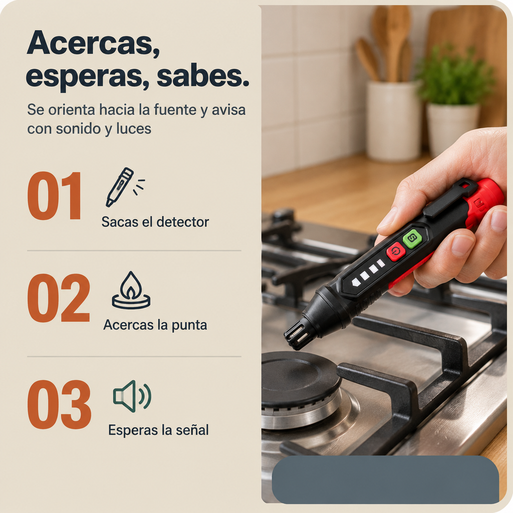 Detector De Fuga De Gas Con Alarma - 7089 — vista 4