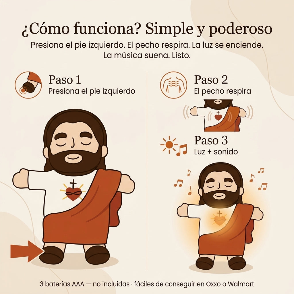 Peluche Jesus Respiracion Antiestres - id36074 — vista 4