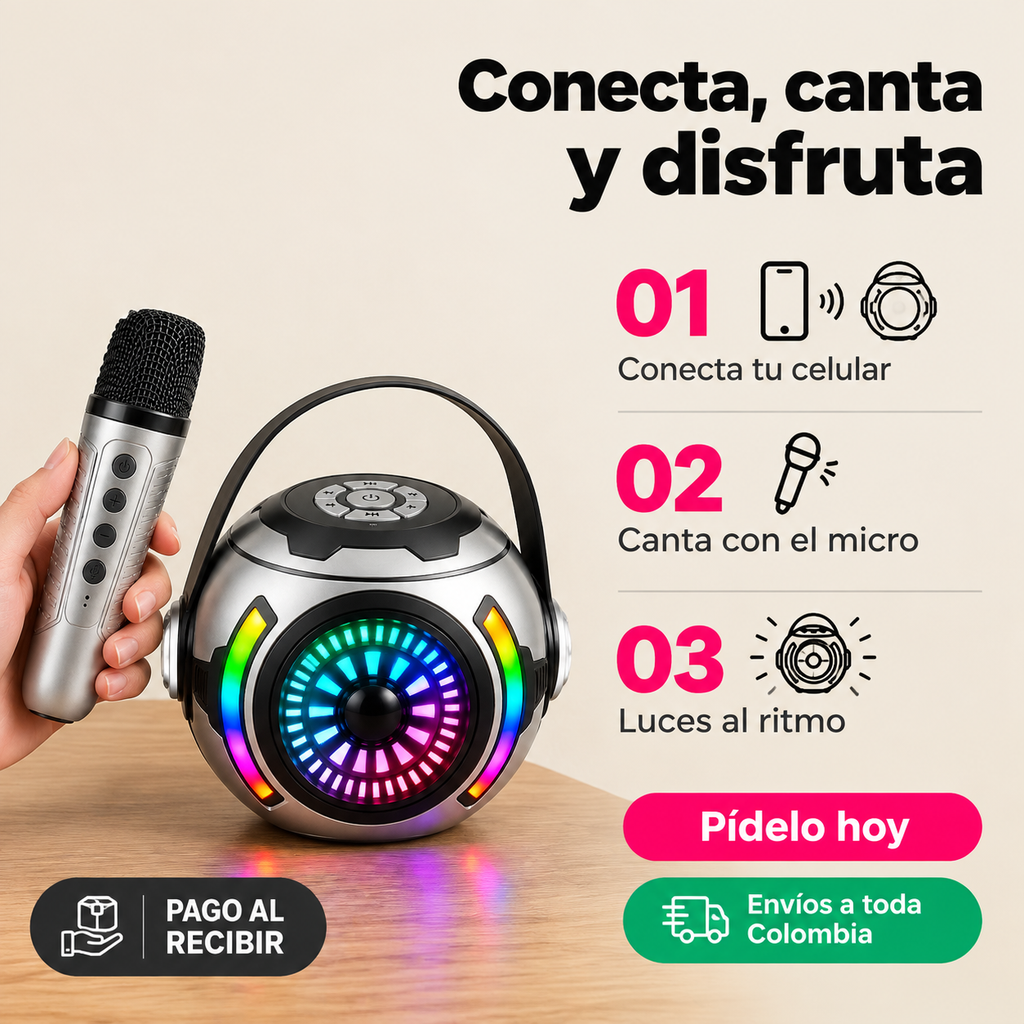 Mini Parlante Con Karaoke KM-V33 FX - 1886312 — vista 4