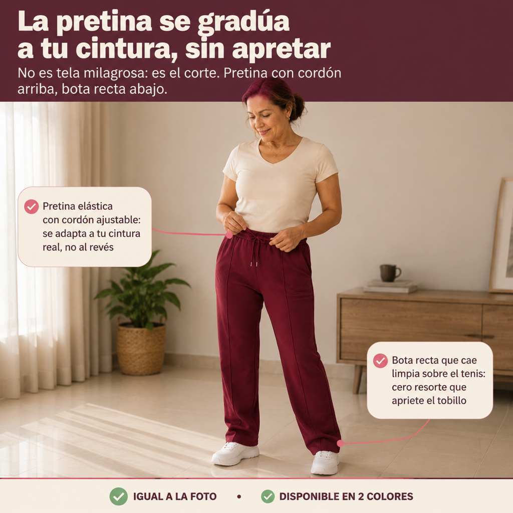 JOGGER BOTA RECTA DAMA - 1689524 — vista 4