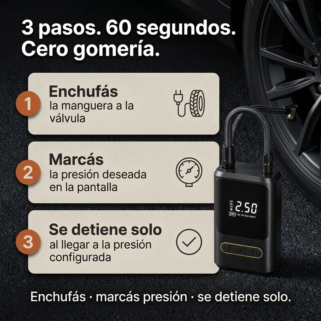 Compresor De Aire Digital 6000mah - id6099 — vista 4