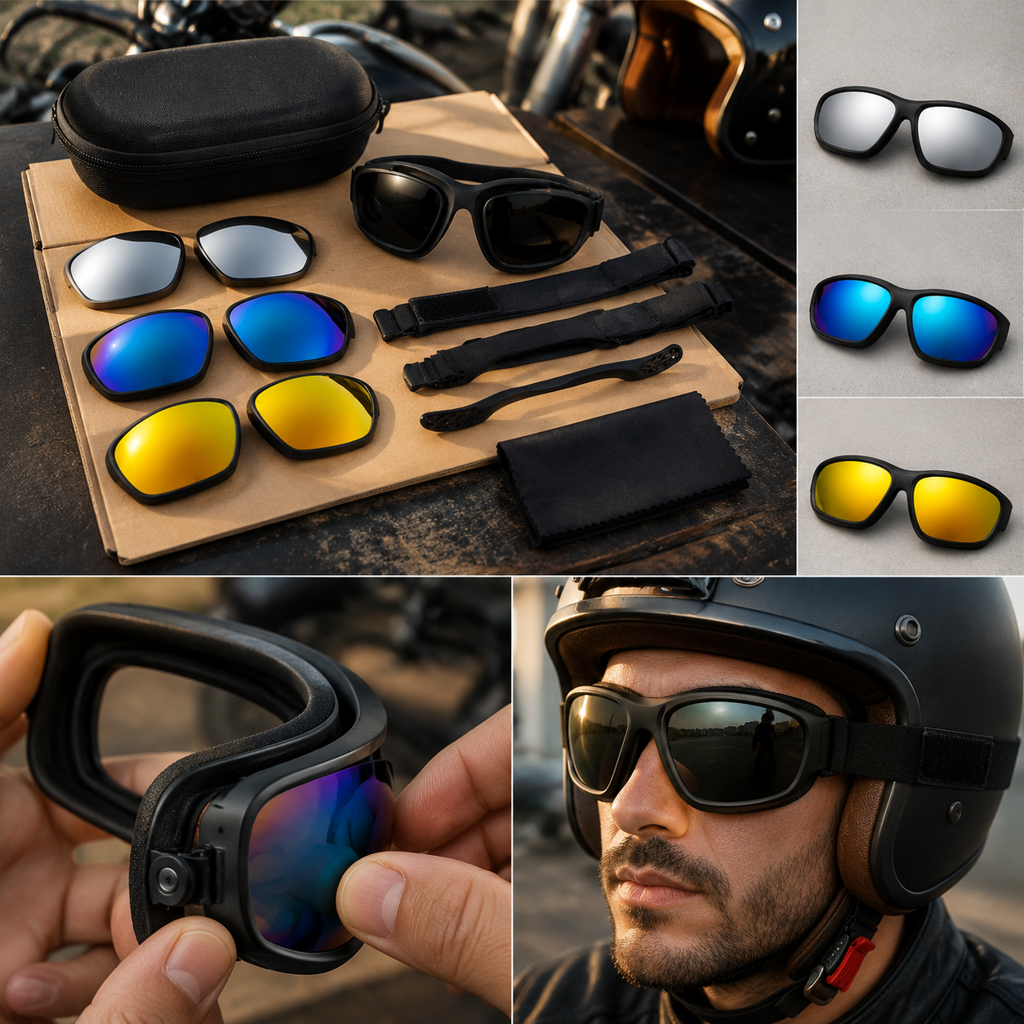 --POLARIZED MOTORCYCLE SUNGLASSES - 1837329 — vista 4