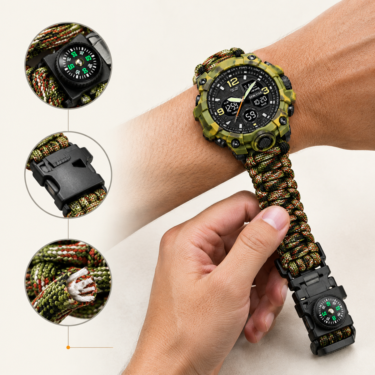 Reloj SKMEI Supervivencia Táctico 1155 - 1182698 — vista 4