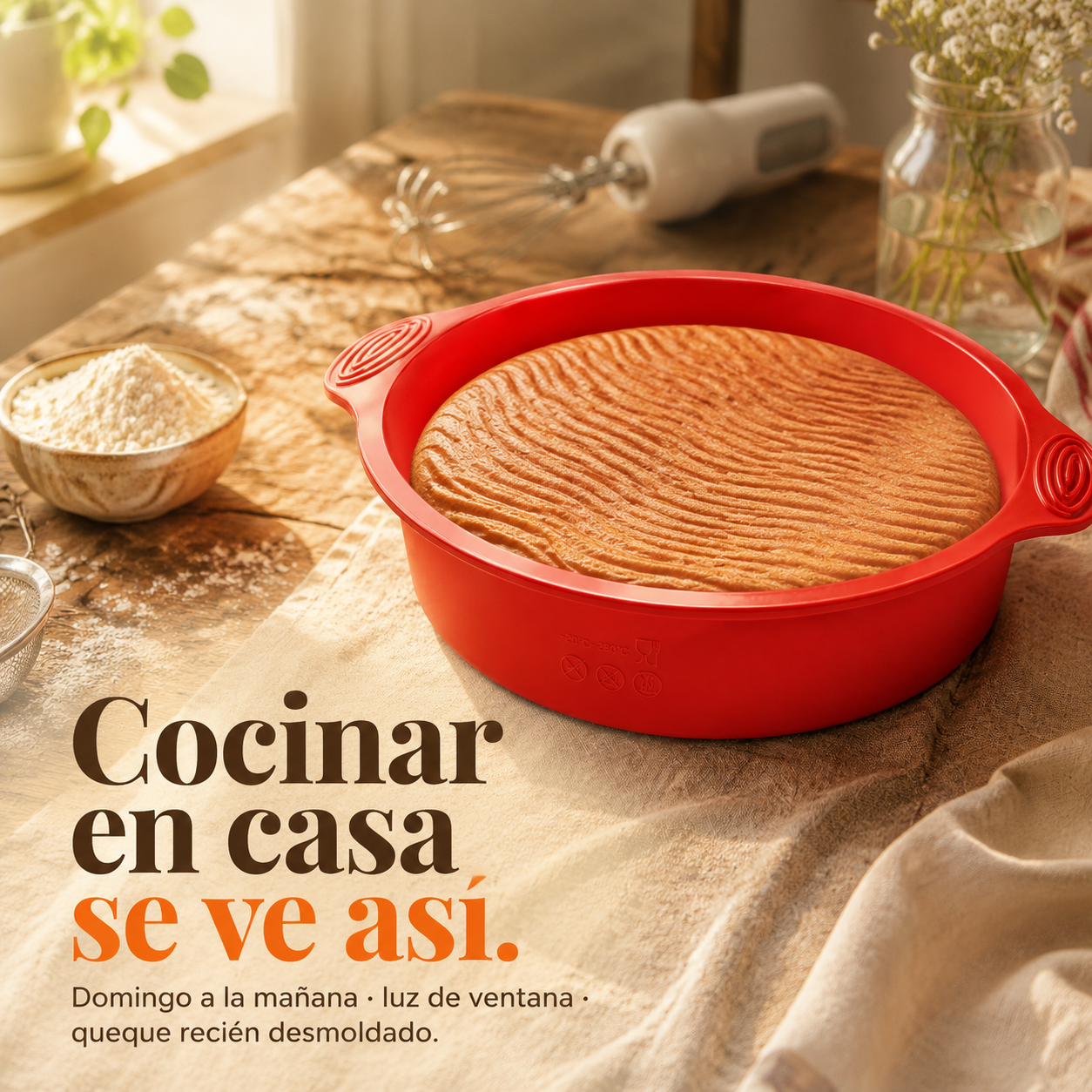 Molde Plastico Queque Rayado - 50659 — vista 5