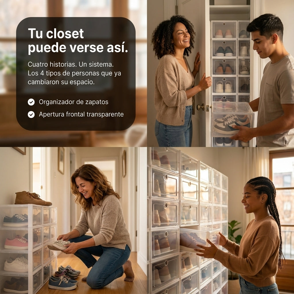 Pack De 6 Cajas De Zapatos Organizadoras - id29048 — vista 5