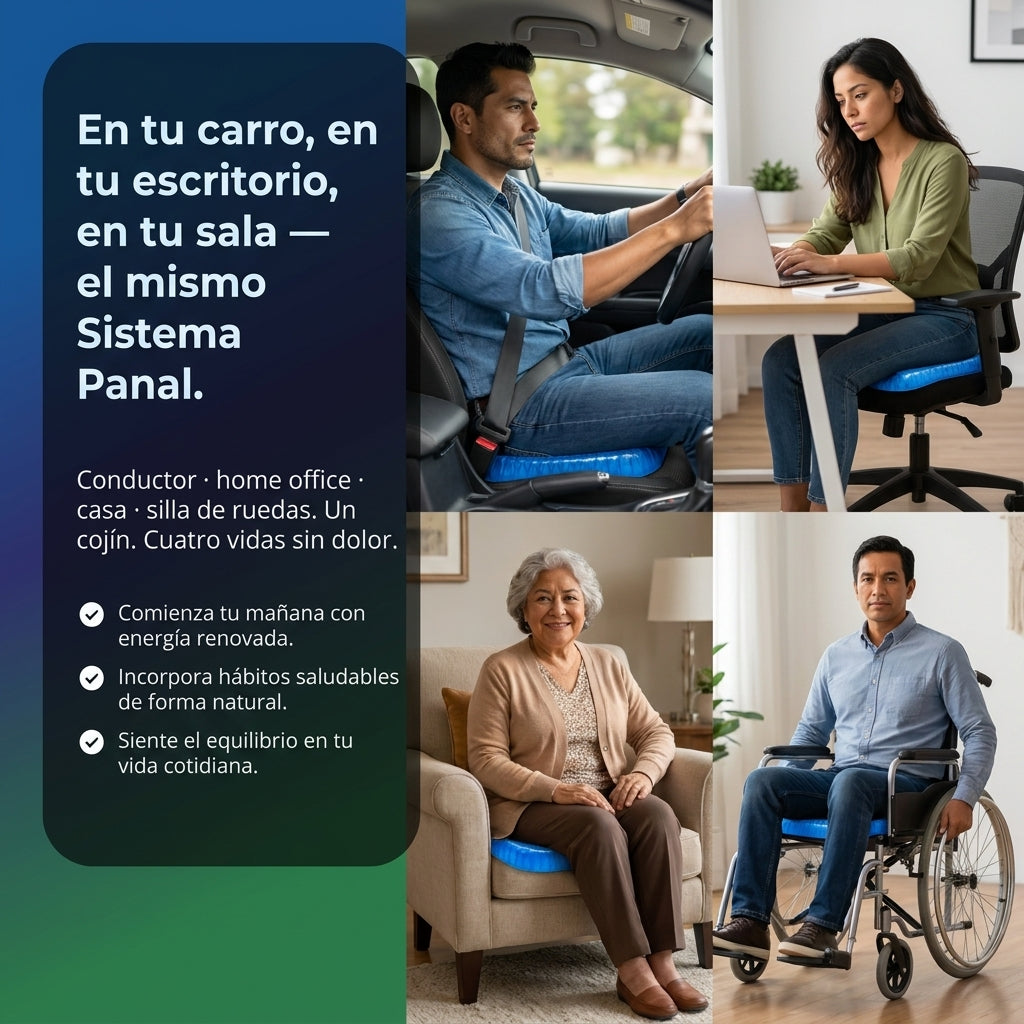 Cojin Asiento De Gel Antideslizante - id26936 — vista 5