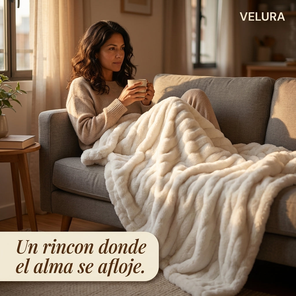 Manta Piel De Conejo — vista 5