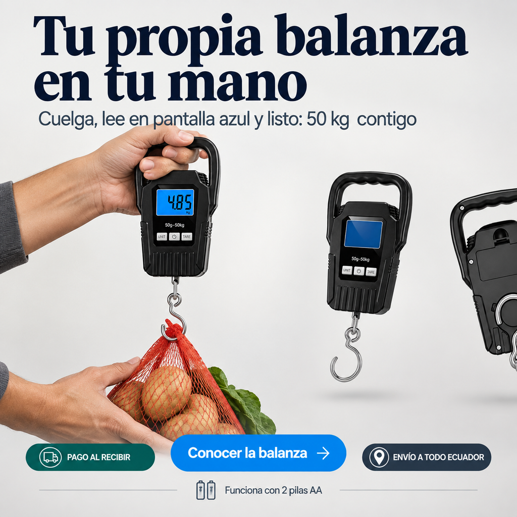 Balanza Digital Colgante - 132976 — vista 5